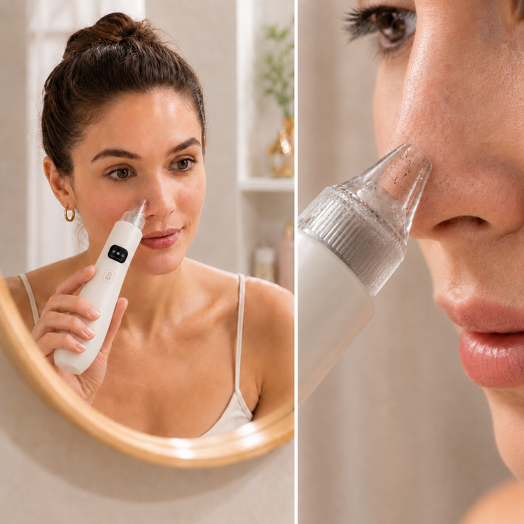 Aspirateur à points noirs Puryvé Pro pour un soin du visage à domicile