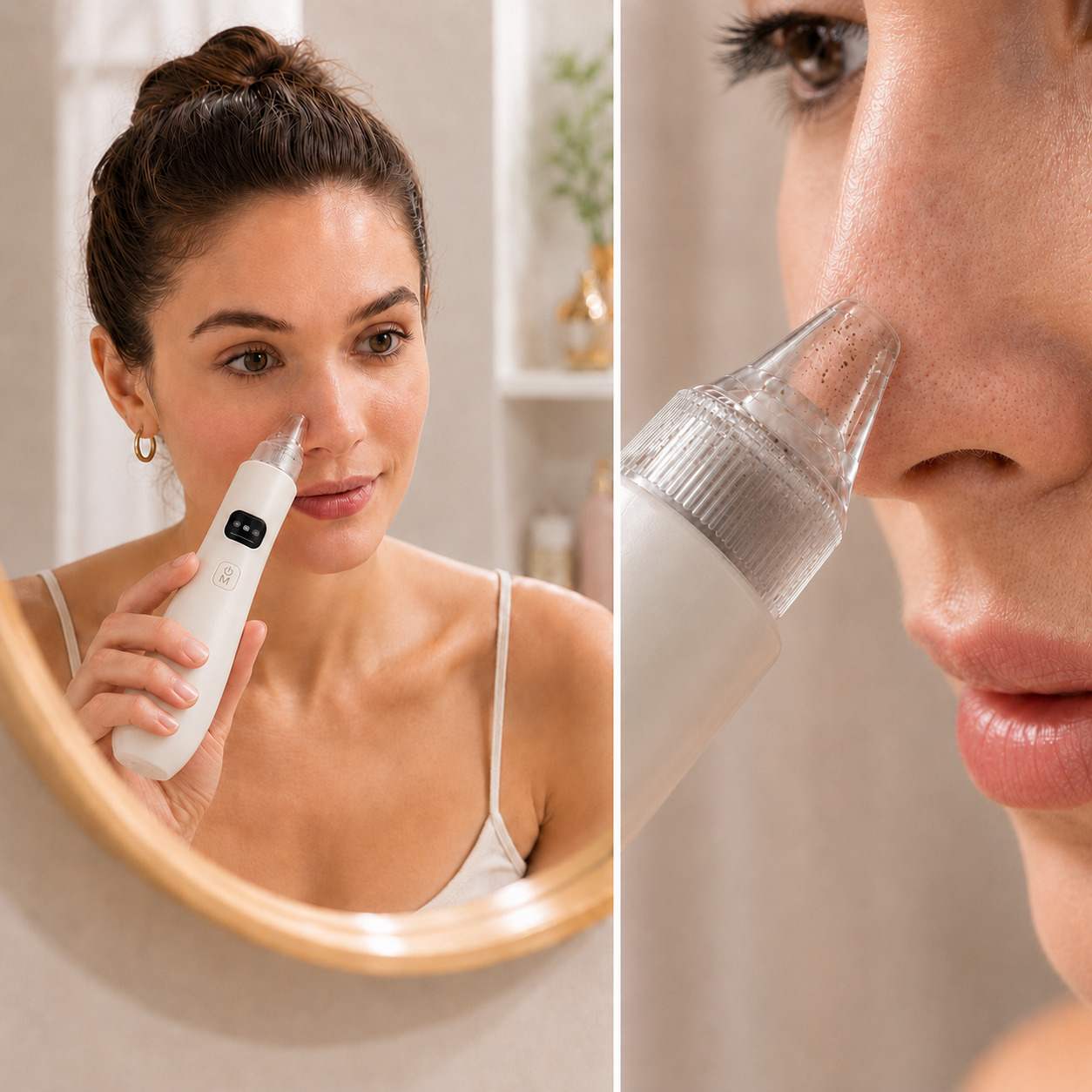 Aspirateur à points noirs Puryvé Pro pour un soin du visage à domicile